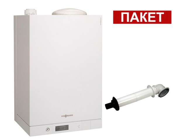 Промо пакет газов котел с вграден водосъдържател Viessmann Vitodens 111-W 4.7 - 19.0 