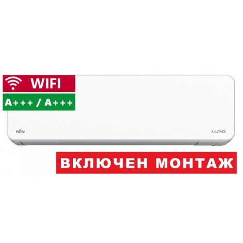  Климатик Fujitsu ASEH12KGTG / AOEH12KGCG AIRSTAGE 12000 BTU, A+++ ,WIFI